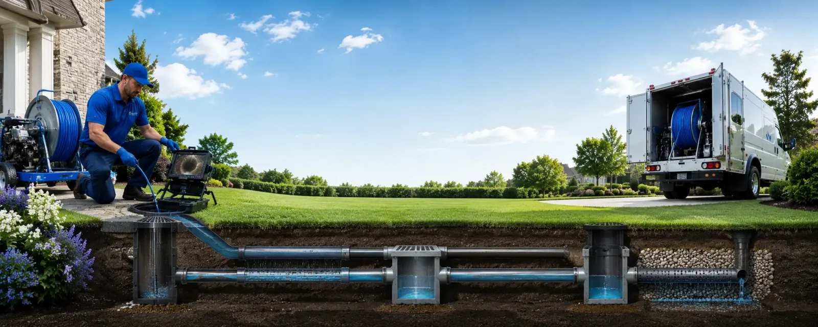 Outdoor drain cleaning information for Bacliff, TX